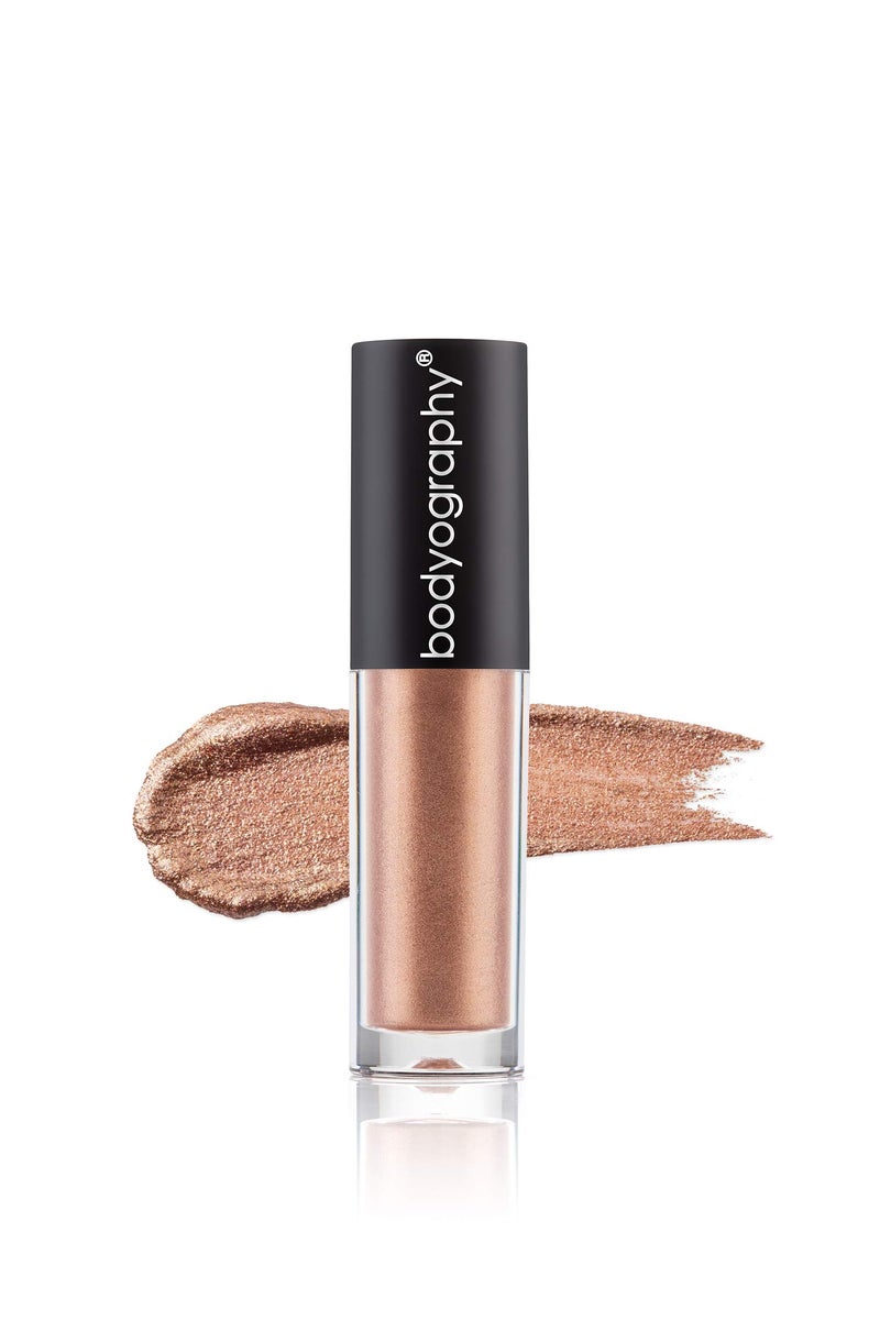 Bodyography Crystal Glide Liquid Eyeshadow - Citrine (Bright Gold)| Weightless, Long-Lasting Liquid Chrome Eye Color | Buildable, Crease-Proof and the color is: Citrine - Bright Gold - Image 1
